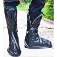 thumbnail image 2 of Paire de Couvre-Chaussures Imperméables Réutilisables pour Bottes de Pluie Extérieures - Taille g (Noir), 2 of 2