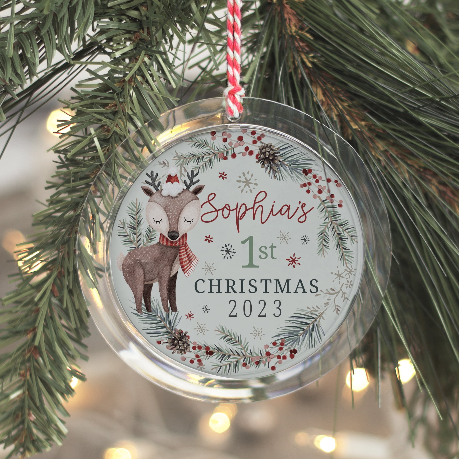 Snapins 2.875" Diameter Create Your Own Plastic Round Ornaments - Pack of 12