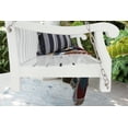 thumbnail image 6 of Cambridge Casual Bonn Hanging Wood Porch Swing - White, 6 of 10
