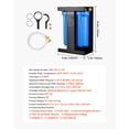 thumbnail image 6 of VEVOR RV Water Filtration System, 2-Cartridge Water Filter System for Campers, Remove Chlorine, Bad Tastes, Odors, and Most Contaminants, RV Filter with Bracket for RVs, Boats, Vans, 6 of 9