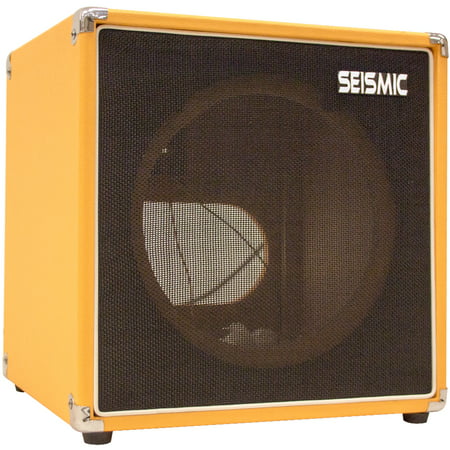 Seismic Audio 1x12 GUITAR SPEAKER CAB EMPTY Cube Cabinet Orange Tolex Black -