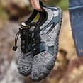thumbnail image 6 of LJEFF Men Water Shoes, Quick Dry Lightweight Non-Slip Breathable Trail Beach Aqua Sneakers Gray, 6 of 7