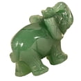 thumbnail image 1 of unbranded De Elefante De Piedra Verde Para Hogar Oficina Con Base Estable, 1 of 8
