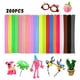 thumbnail image 1 of Limpiapipas VZF, 200 piezas, suministros para manualidades multicolores, 1 of 5