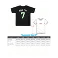 thumbnail image 3 of MAWOTEA Bro I'm 7 Birthday Letter Print Summer Graphic T-shirts for Outdoor Sports and Daily Wearing, Young Girls T-Shirts, Size from 3-13Y, 3 of 5