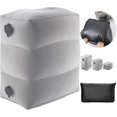 thumbnail image 1 of Travel Inflatable Footrest, Adjustable Three-Layer Height Footrest, Suitable For Airplanes, Cars, Homes, Trains, Offices, Car Footrest With Inflatable, 1 of 5