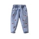 thumbnail image 1 of Odeerbi 1-8 Años Niñas Vaqueros Pantalón Vaquero Bordado Cintura Elástica Con Bolsillo, 1 of 3