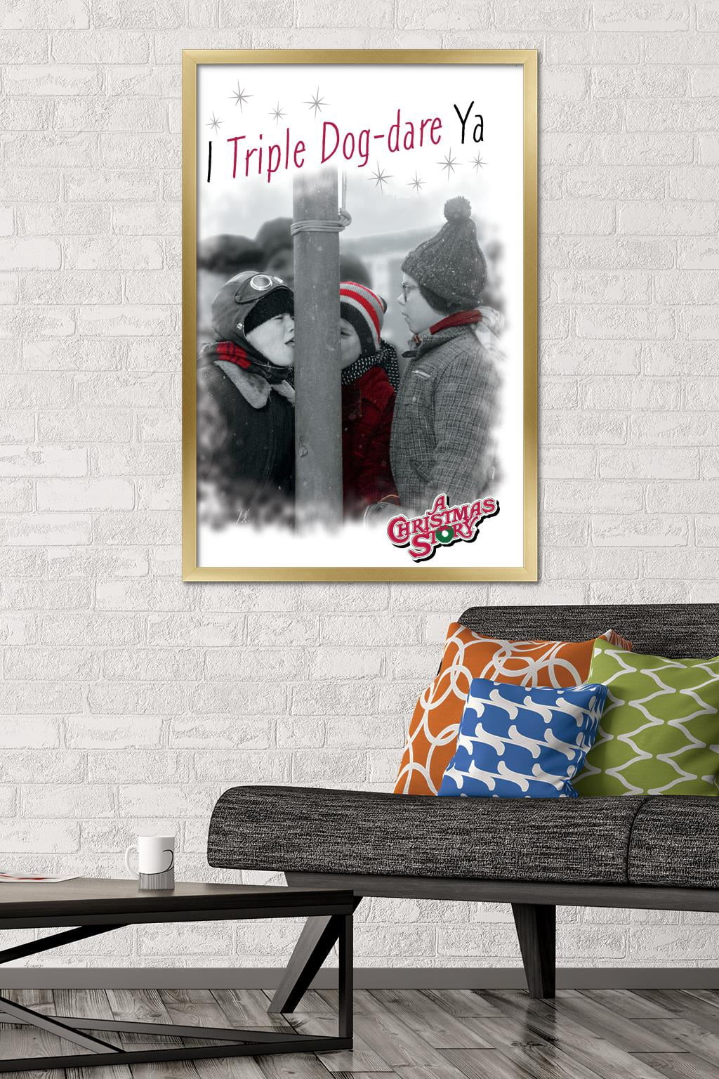 A Christmas Story - Pole Wall Poster, 22.375" x 34", Framed