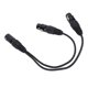 thumbnail image 5 of Cable Divisor En Forma De Y, Cable XLR Macho A Hembra Dual 30 Cm Doble Blindaje Menos Interferencia Conector De 3 Pines Para Mezcladores Cámaras Altavoces, 5 of 7