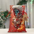 thumbnail image 5 of KLL Space Skeleton Art for Christmas Gift Bag,Holiday Bags for Gifts Christmas Bags & Drawstring Gift Pouch Reusable Holiday Gift Bags & Party Favor Bags (1 PCS)-Medium, 5 of 9