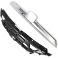 thumbnail image 4 of LABLT Front Bumper Upper Grille Grill and Chrome Assembly Black Plastic Replacement for 2021-2023 Accord, 4 of 7