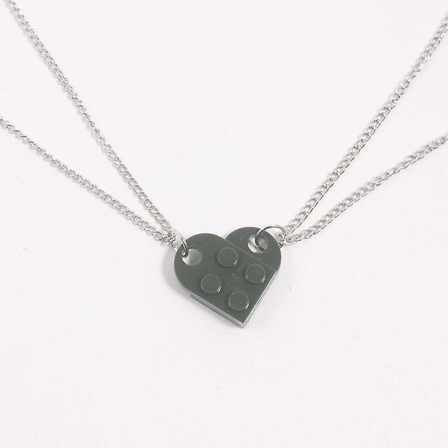 Cute Love Heart- Brick Keychain For Elements Key Ring Jewelry