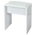 thumbnail image 6 of Caulitar Vanity Stool Chair Modern Dressing Stool for Makeup Vanity Piano Seat White, 6 of 6