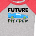 thumbnail image 4 of Inktastic Future Pit Crew Blue Race Car Boys or Girls Baby Bodysuit, 4 of 5
