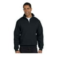 thumbnail image 1 of Jerzees Men's Quarter-Zip Cadet Collar Pullover Sweatshirt, Style 995M, 1 of 1
