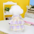 thumbnail image 4 of CSChome Robe pour Animaux Ourlet Superposé Confortable à Carreaux Doux Lavable Accessoire Photo Polyester Fournitures Ourlet Superposé, 4 of 7