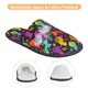 thumbnail image 3 of Balery Colorful Cats Pantuflas de Casa de Felpa Silenciosas con Diseño Estampado, Zapatillas Cómodas Antideslizantes de Algodón para Interior-Large, 3 of 8