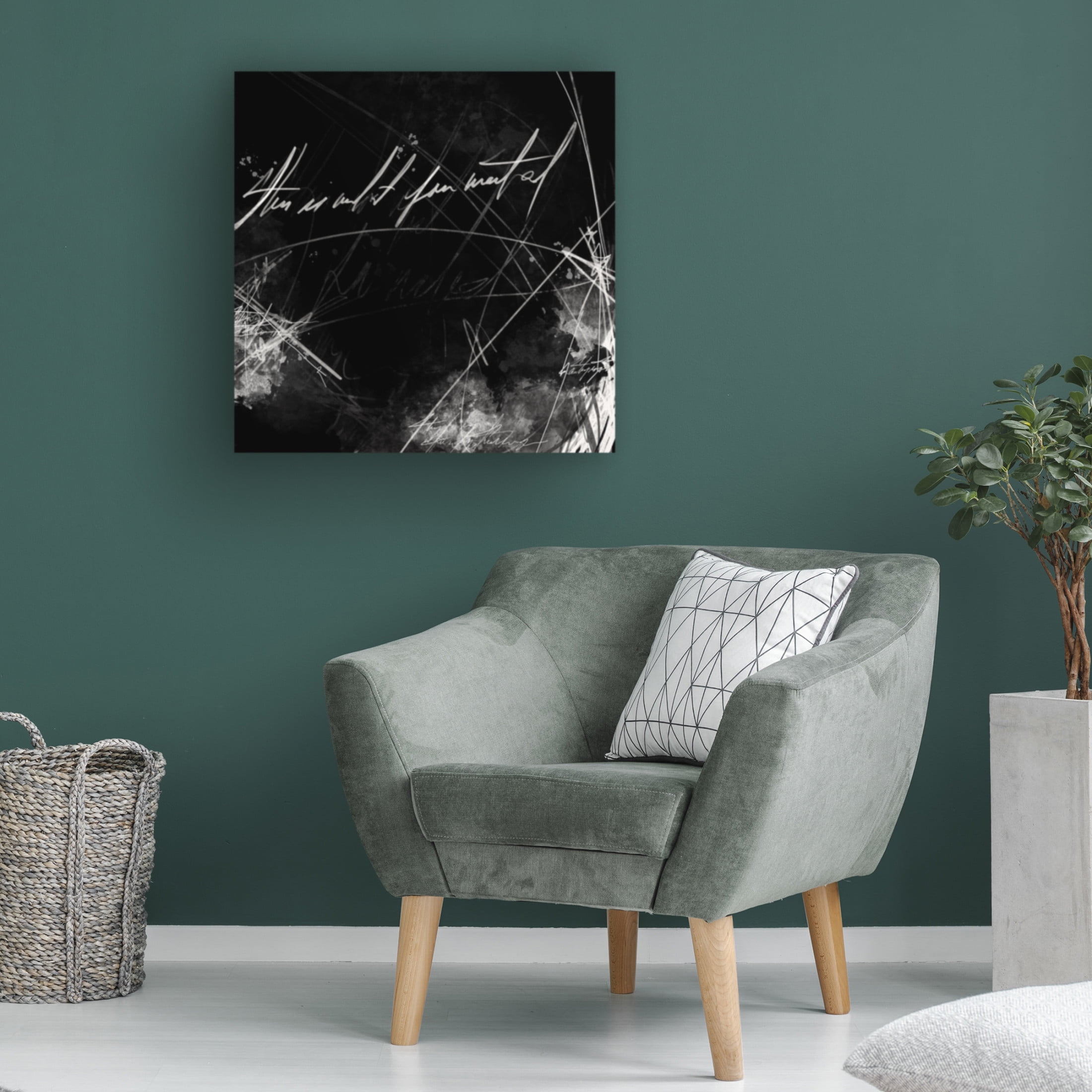 Canvas Wall Art - Hanna Bruer 'This Is What You Wanted' Wall Art for Living Room, Bedroom, or Office Décor by Trademark Fine Art - 35 x 35 Inches