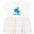 thumbnail image 3 of Inktastic Whale 1st Birthday Girls Baby Dress, 3 of 5