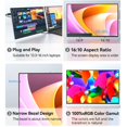 thumbnail image 4 of Extension d'Écran pour Ordinateur Portable, 1200P 60Hz Double Écran Portable 14 Pouces pour Jeux, 4 of 7