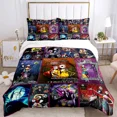 thumbnail image 1 of Bed SheetsThe Nightmare Before Christmas Pattern Quilt Cover With Pillowcases Microfiber Digital Printed Bedding Set Twin Full 3-Piece, 1 of 5