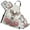 Deer and Flowers, variant on Taro Purple 5 Pcs Kitchen Set Heat Resistant Oven Mitts and Non-Slip Pot Holders with Adjustable Cooking Apron
