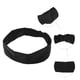 thumbnail image 3 of 1 pieza de diademas deportivas para hombres y mujeres, bandas antideslizantes para el cabello, bandas para la cabeza para correr sudor para deportes de fitness, negro, 3 of 7
