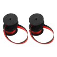 thumbnail image 1 of Homoyoyo 2Pcs Type Writer Ink Ribbon Black Plastic Dual Color Printing for Office Work Typewriter Accessory, 1 of 8