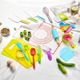 thumbnail image 6 of New Kids Cooking Cutter Set Kids Knife Toddler Cutter Plastic Cake Fruit Knives Children DIY Peeler Tools Kitchen Accessories, 6 of 9