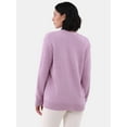thumbnail image 2 of Time and Tru Women's Super Soft Button Cardigan, Sizes XS-XXXL, 2 of 4