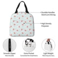 thumbnail image 3 of Yiaed Strawberry Print Insulated Lunch Bag Reusable Cute Tote Lunch Box, Leakproof Cooler Lunch Bags for Work Office Travel School Picnic, 3 of 5