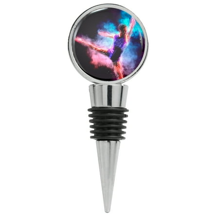 

Colorful Artistic Ballet Dancer Illustration Wine Stopper