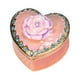 thumbnail image 3 of Joyero con forma de corazón, organizador de joyas, decoración del hogar, tocador de regalos, creativo, joyero, estuche para anillos Rosa, 3 of 8