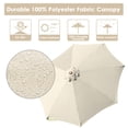 thumbnail image 3 of Yescom 9 Ft Wooden Patio Umbrella 8 Ribs Easy Tilt Table Parasol Outdoor Backyard Pool, 3 of 10