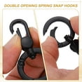 thumbnail image 4 of 2Pack Swivel Clasp Clip, Spring Snap Hooks Keychain Key Ring, Gold, 4 of 7