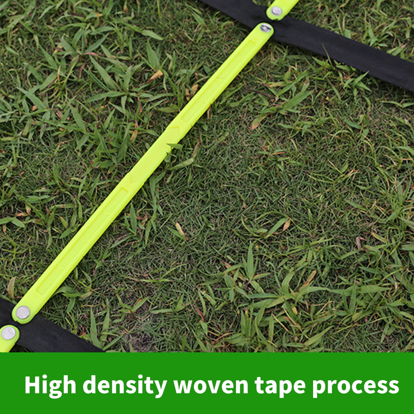 Adjustable Speed Agility Ladder with Rungs for Football Basketball Training, Portable Fitness Equipment Indoor Outdoor