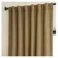 thumbnail image 6 of TiaGOC Faux Linen Room Darkening Curtains - 84 Inches Long Luxury Linen Curtains for Bedroom & Living Room (1 Panel), 50W X 84L, Butterscotch, 6 of 9