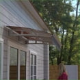 thumbnail image 3 of Door Window Awnings for Wooden House Entrance, 79" x 34" Walnut Brown Roof | PC | Square, 3 of 11