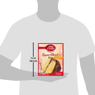 Betty Crocker Super Moist Yellow Cake Mix, Quick & Easy Baking