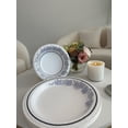 thumbnail image 3 of DHG PROFESSIONAL 42-Pack Blue Floral Paper Plates, 10-Inch – Luxury Disposable Tableware for Parties & Events, 3 of 6