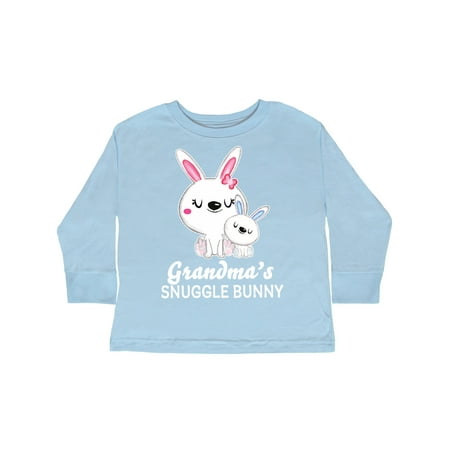 

Inktastic Grandmas Snuggle Bunny Easter Gift Toddler Boy Girl Long Sleeve T-Shirt