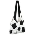 thumbnail image 3 of Worgeous Canvas Tote Bags for Women Straw Purses for Women Cow Pattern Shopping Miss, 3 of 8