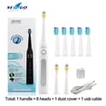 thumbnail image 1 of Seago Sonic cepillo de dientes eléctrico SG-507 para adultos cepillo con temporizador 5 modos Micro USB recargable cepillo de dientes conjunto de cabezales de repuesto Tan Jianjun unisex, 1 of 2