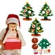 thumbnail image 1 of Árbol de Navidad de Fieltro para Armar para Niños Pequeños (24 X 20 Cm) | Árbol Interactivo con Adornos Removibles | Material de Poliéster Seguro | Regalo Ideal para Navidad | 1 Unidad, 1 of 6