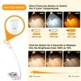 thumbnail image 3 of Book Light Gritin 9 LED recargables con 3 temperaturas de color, 3 of 8