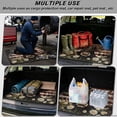 thumbnail image 3 of DISNIMO Car Cargo Mat All Weather Trunk Protection Cargo Liner Heavy Duty Rear Trunk Liner Machine Washable Dog Seat Cover Suitable for Most Cars Models, Highland Cow Daisy American Flag, 3 of 7
