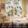 thumbnail image 5 of Spring Magnolia Swag Curtain Valance for Windows, Vintage White Floral Window Treatments Short Swag Topper for Kitchen Windows Bathroom Bedroom, 36"x45", 5 of 8