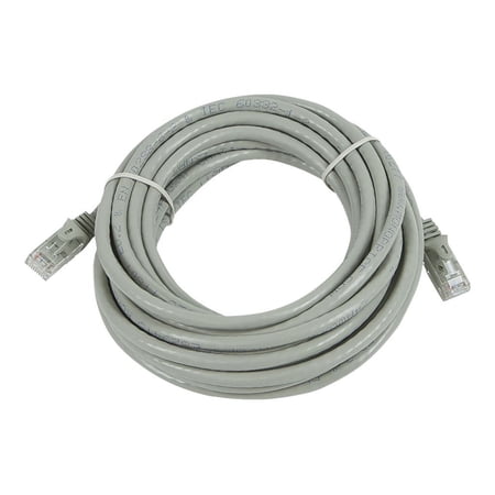 UPC: 0757901812682 | Monoprice FLEXboot Series – Patch cable – RJ-45 (M) to RJ-45 (M) – 25 ft – UTP – CAT 6 – molded  snagless  stranded – gray