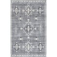 thumbnail image 2 of nuLOOM Evalyn Southwestern Machine Washable Area Rug, 4' x 6', Grey, 2 of 10
