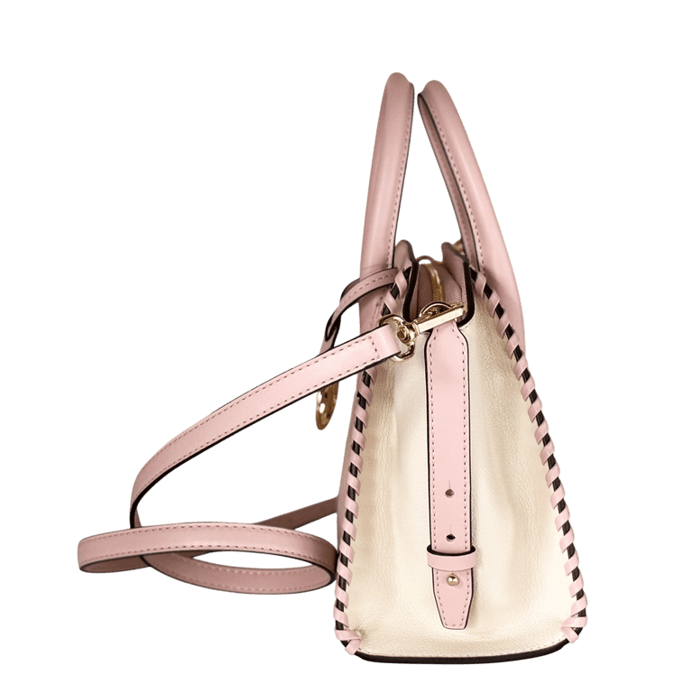 Michael Kors Womens Avril Small Signature Logo Satchel Bag